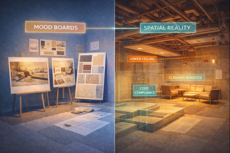 Mood Boards vs Spatial Reality
